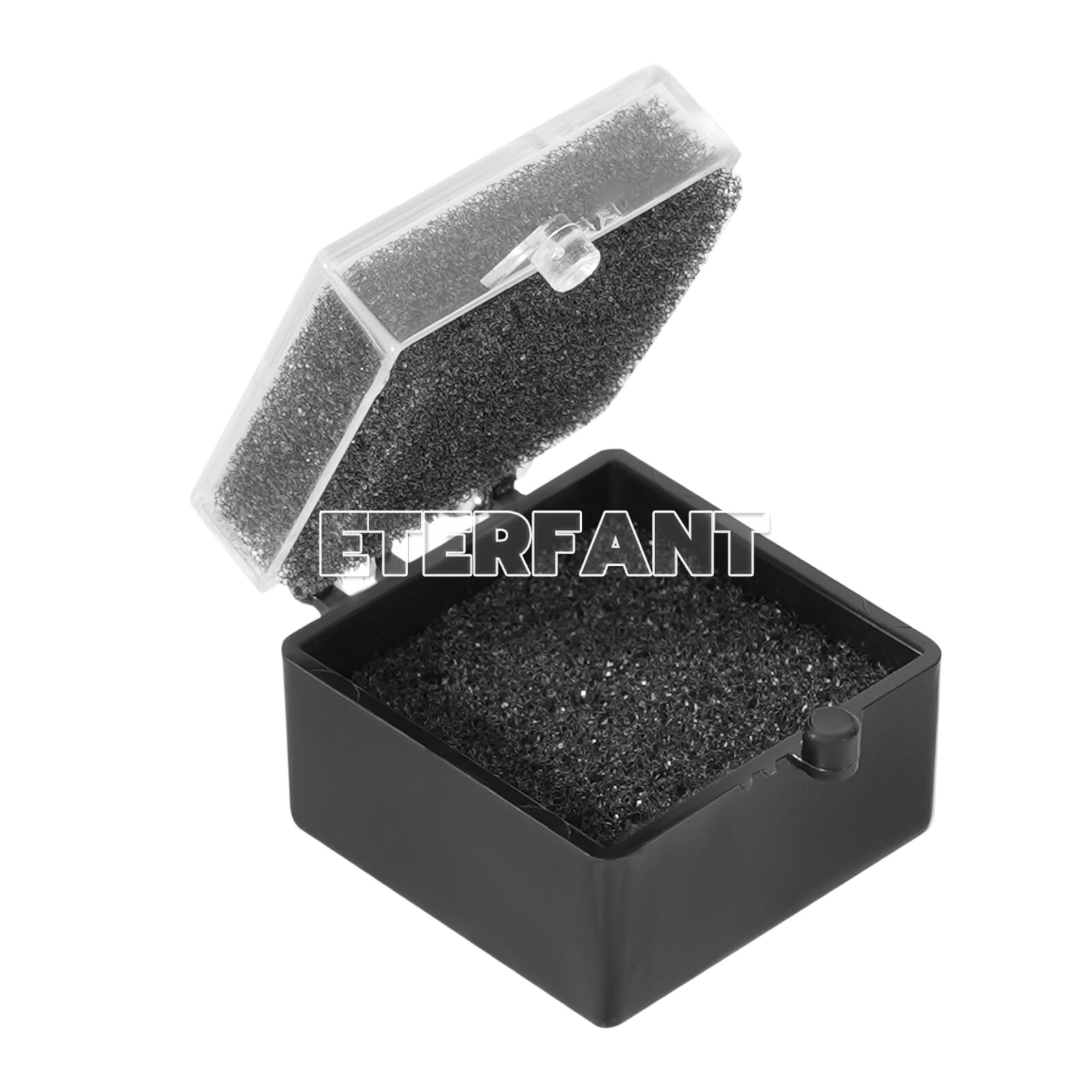 Dental Lab Crown/Veneer/Bridge Boxes 1×1 Clear Top with Sponge Fillers