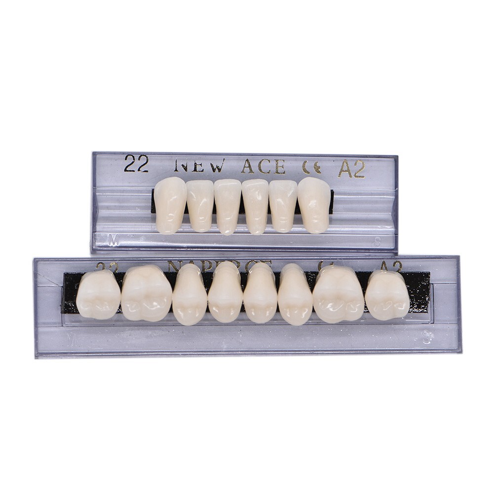 1/3/5Box 22#A2 Dental Acrylic Resin Denture Full Set Teeth Upper Lower Shade USA