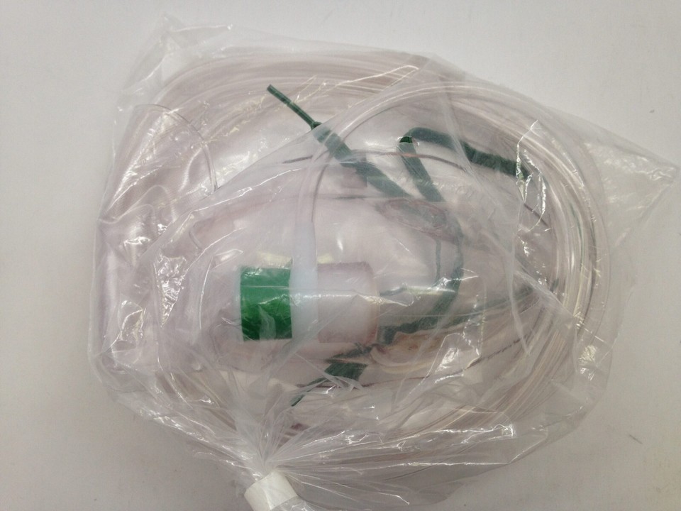 Case of 50 Teleflex Hudson RCI 1059 Non-Rebreathing Adult Masks with Safety Vent