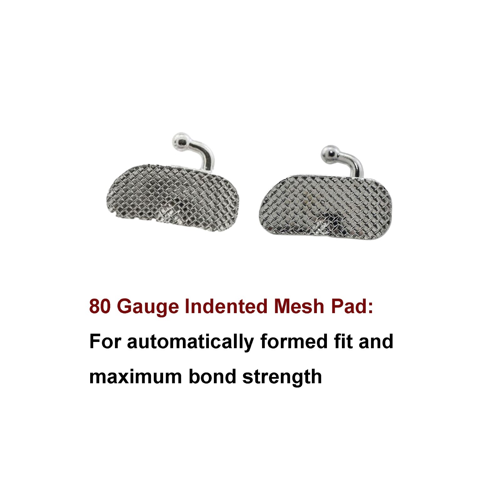 80pcs Dental Orthodontic Buccal Tubes 1st 2nd Molar Roth MBT 022 3G Bondable
