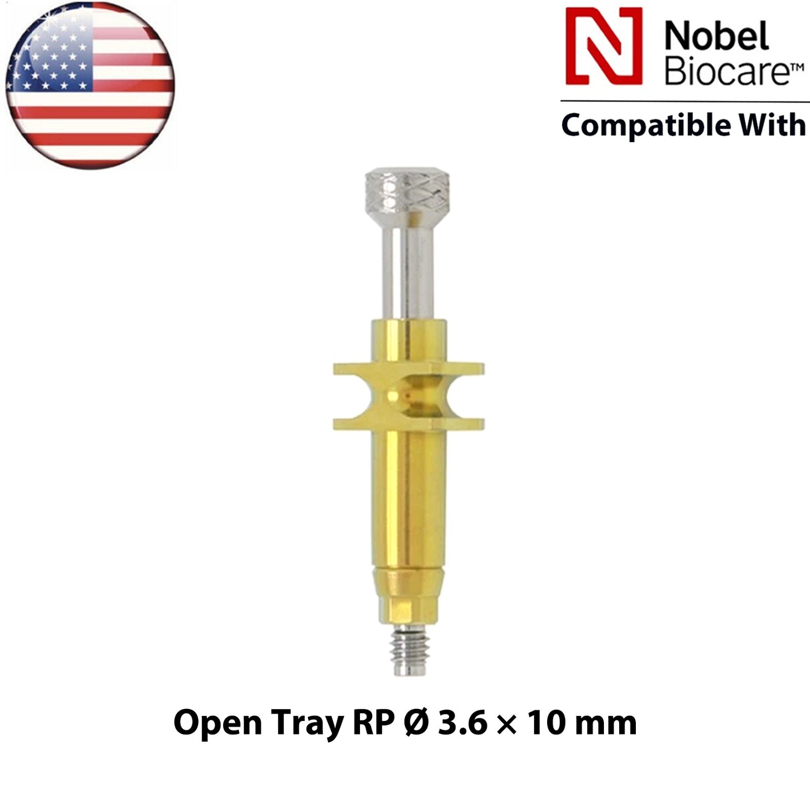 Dental fits Nobel Active NP/RP Impression Transfer Coping Open Close Tray Analog