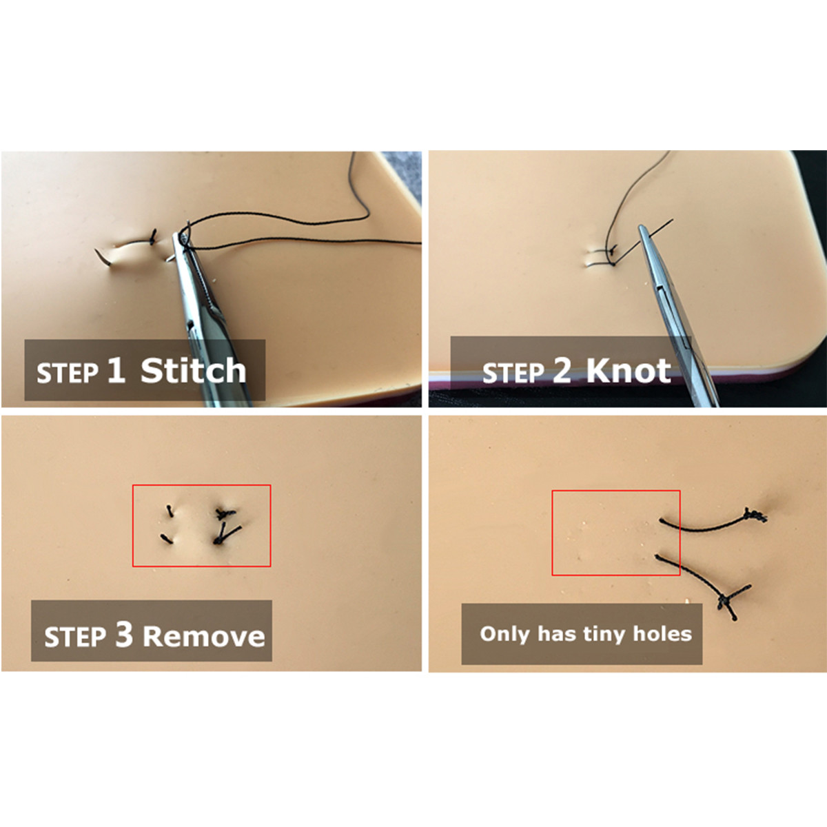 Suturing Practice kit – Medical 3 Layers Suture Pad Human Skin Training Model