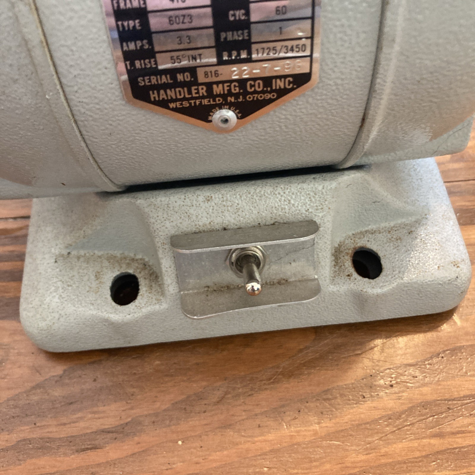 Handler Red Wing 26A Ball Bearing A.C. Motor Dental Jewelry Polishing 1/4 HP