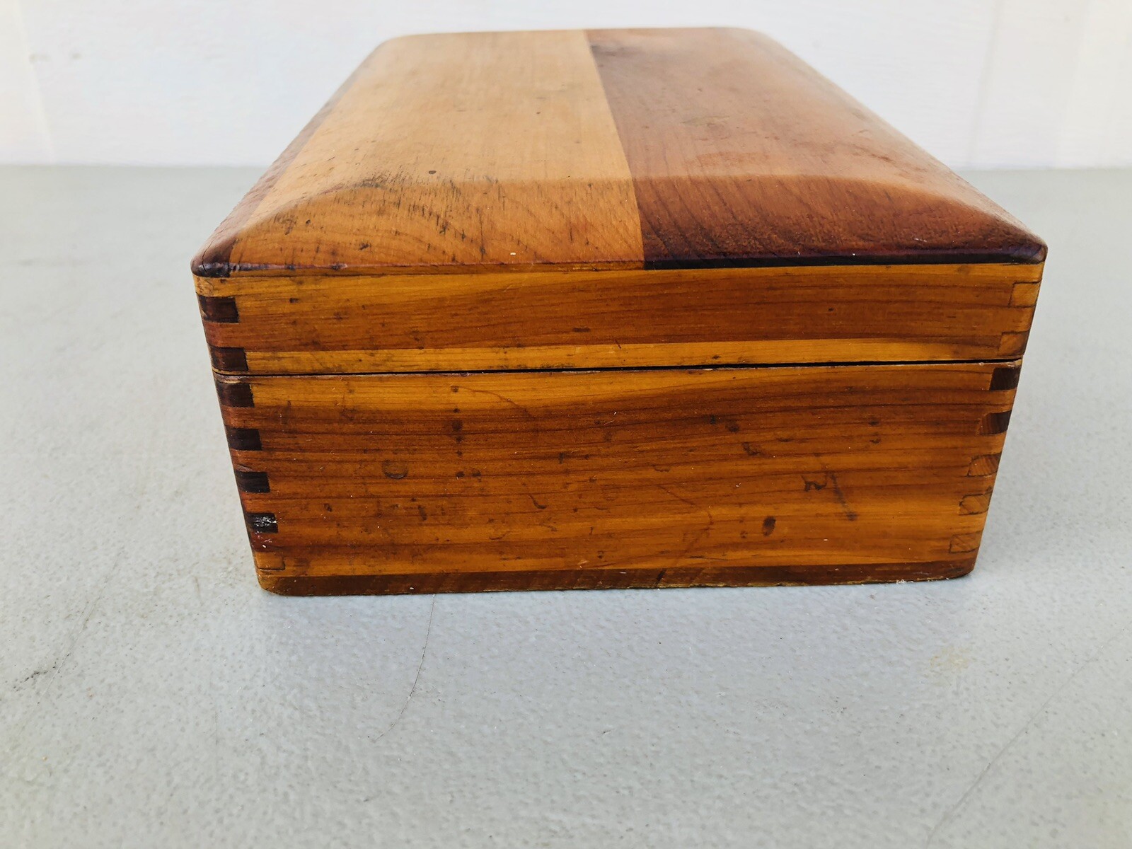 Antique S.S. White Dental Dovetailed Wooden Box