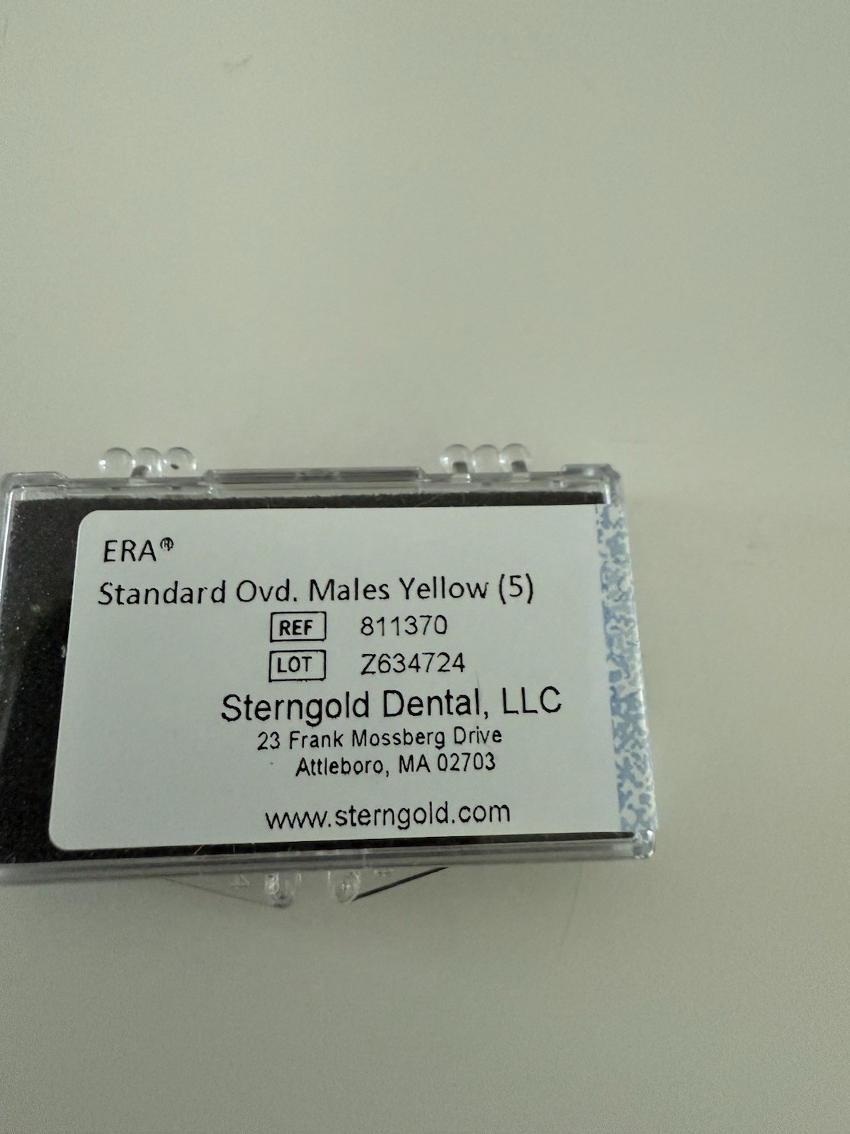 Overdenture Attachments Male Yellow