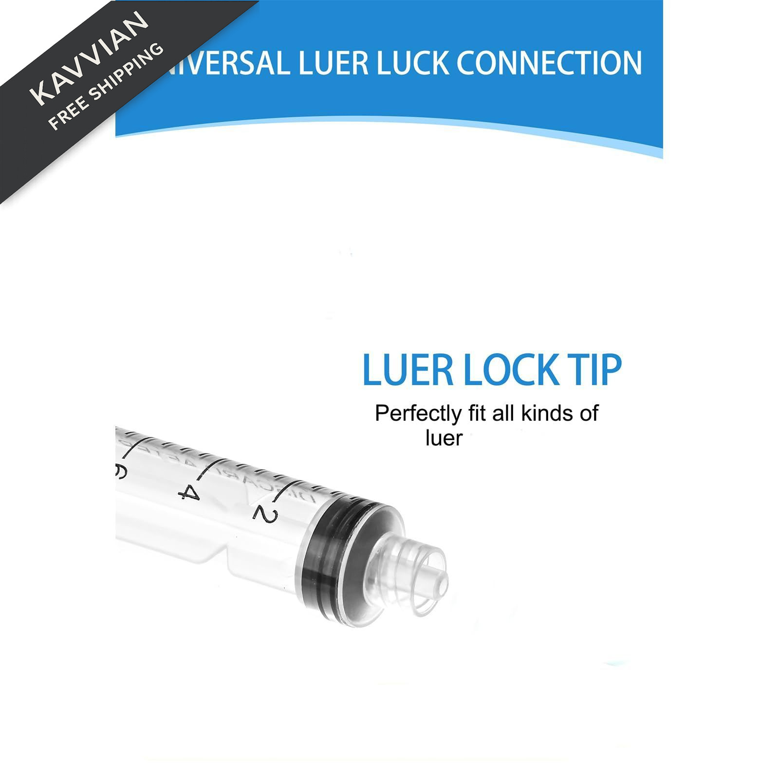 Luer Lock Syringe 10ml – Sterile Disposable Syringes 10ml, transparency
