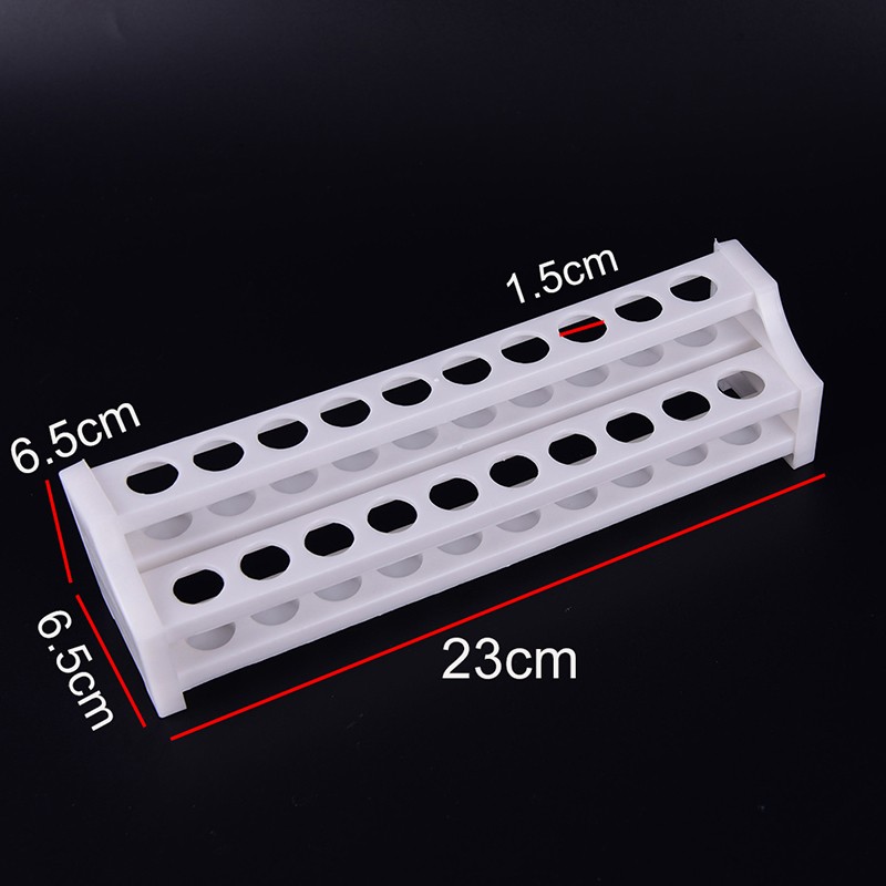 20 holes plastic test tube rack testing tubes holder storage stand lab suppl=t=
