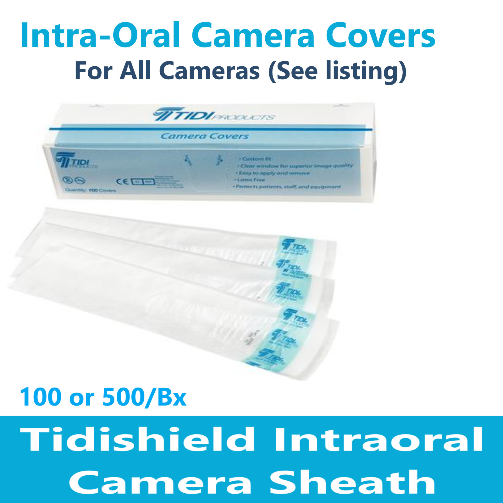Dental Intraoral Camera Cover Schick USBCam Iris Insight All Models 100 / 500/Bx