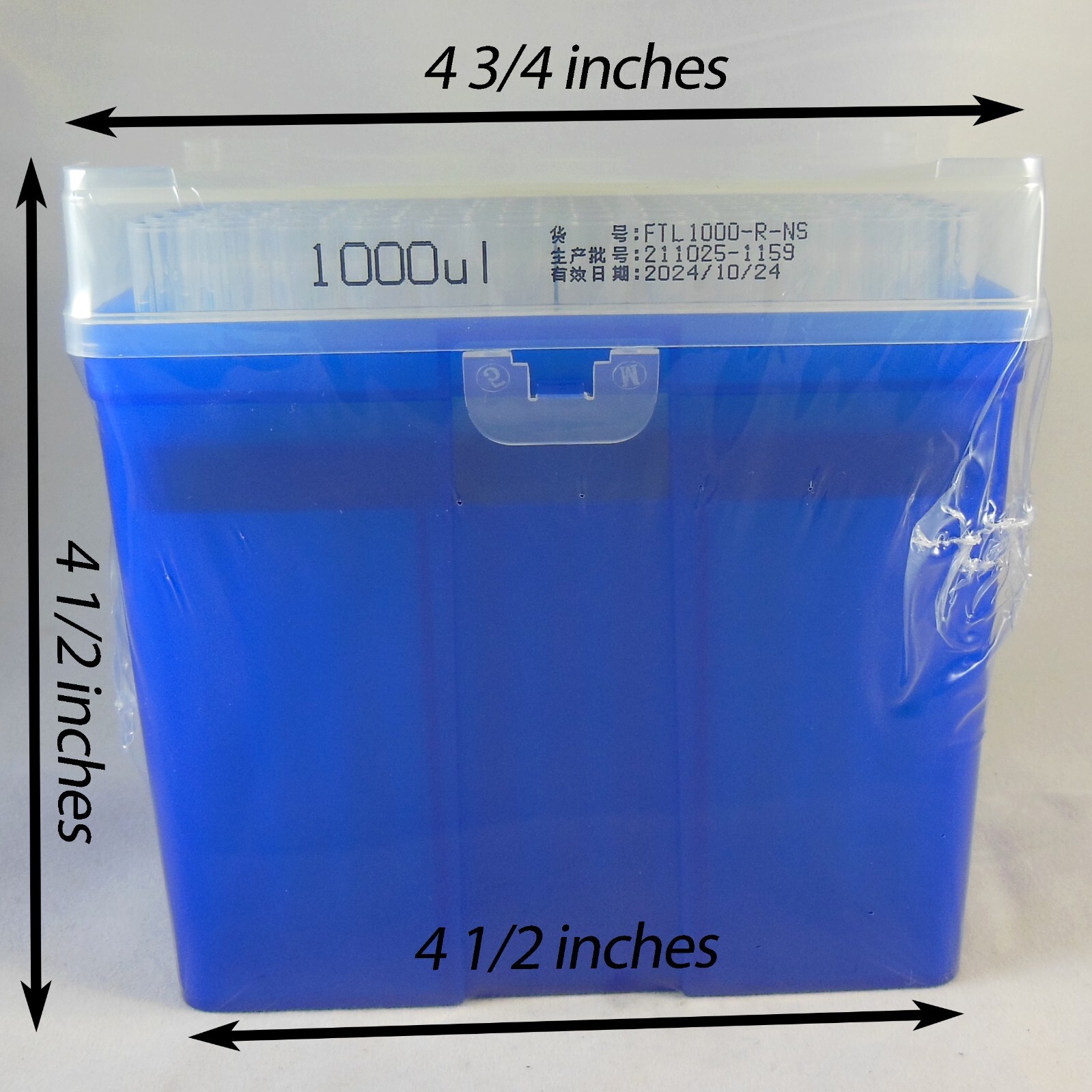 1 ml/1000ul Pipette Tip high quality filtered, extra long, sterilized
