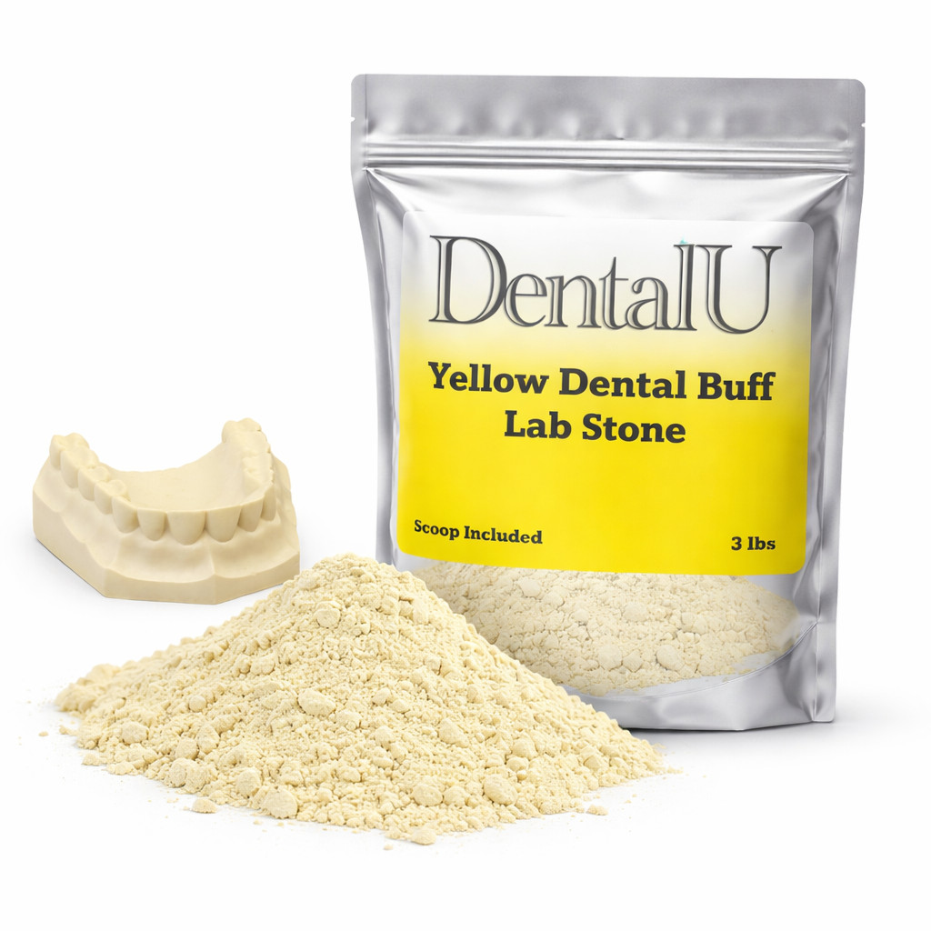 3 – 5 LBS Dental Yellow Buff Stone Dental Labs – All Purpose Compound – Scoop