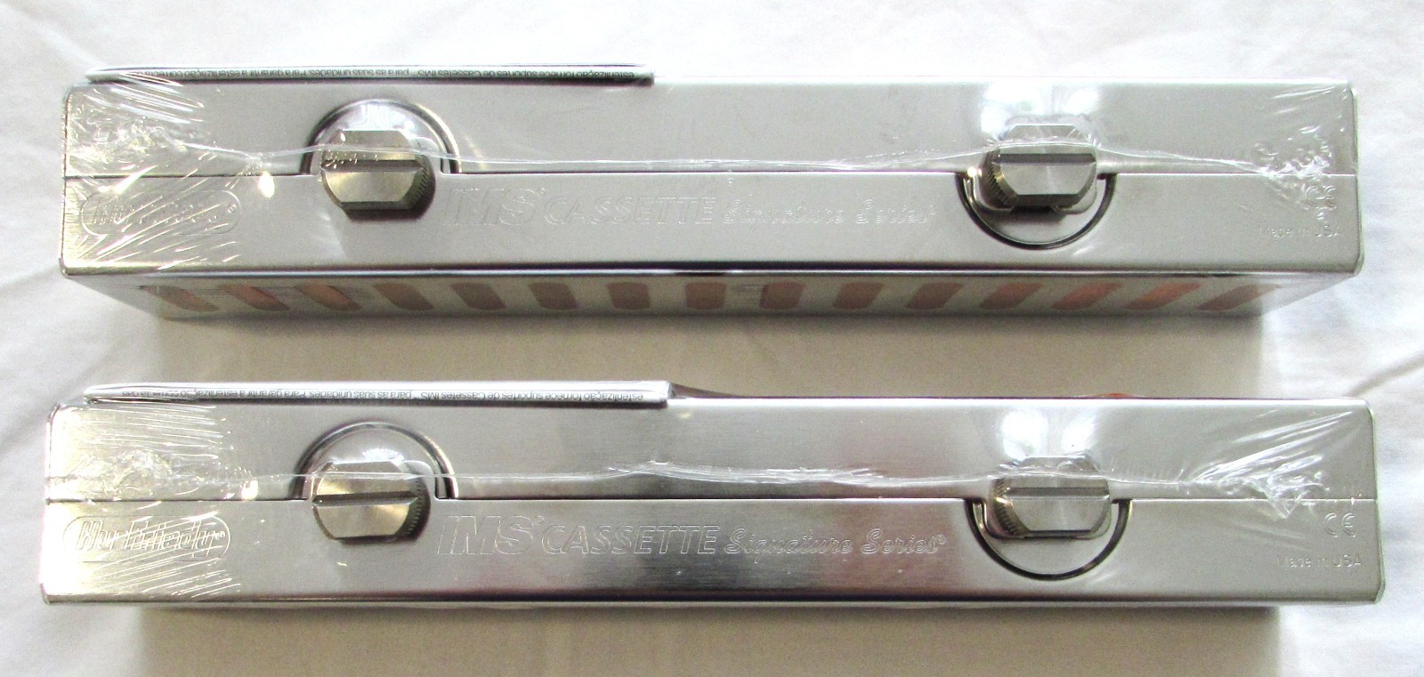 NEW Set of 2 Hu-Friedy IMS Signature Series Small Ultrasonic Cassettes Orange