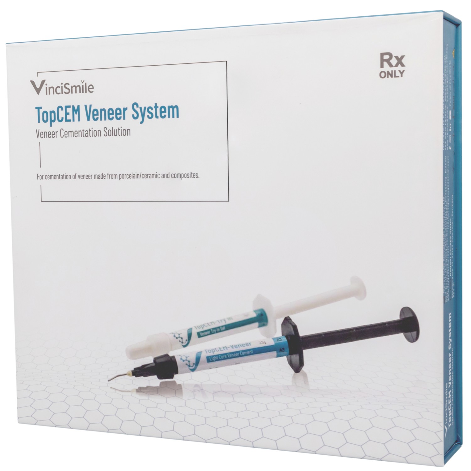 Dental Veneer Cementation Kit:2 Etching Gel/10 Veneer Cement/1 Adhesive/1 Primer