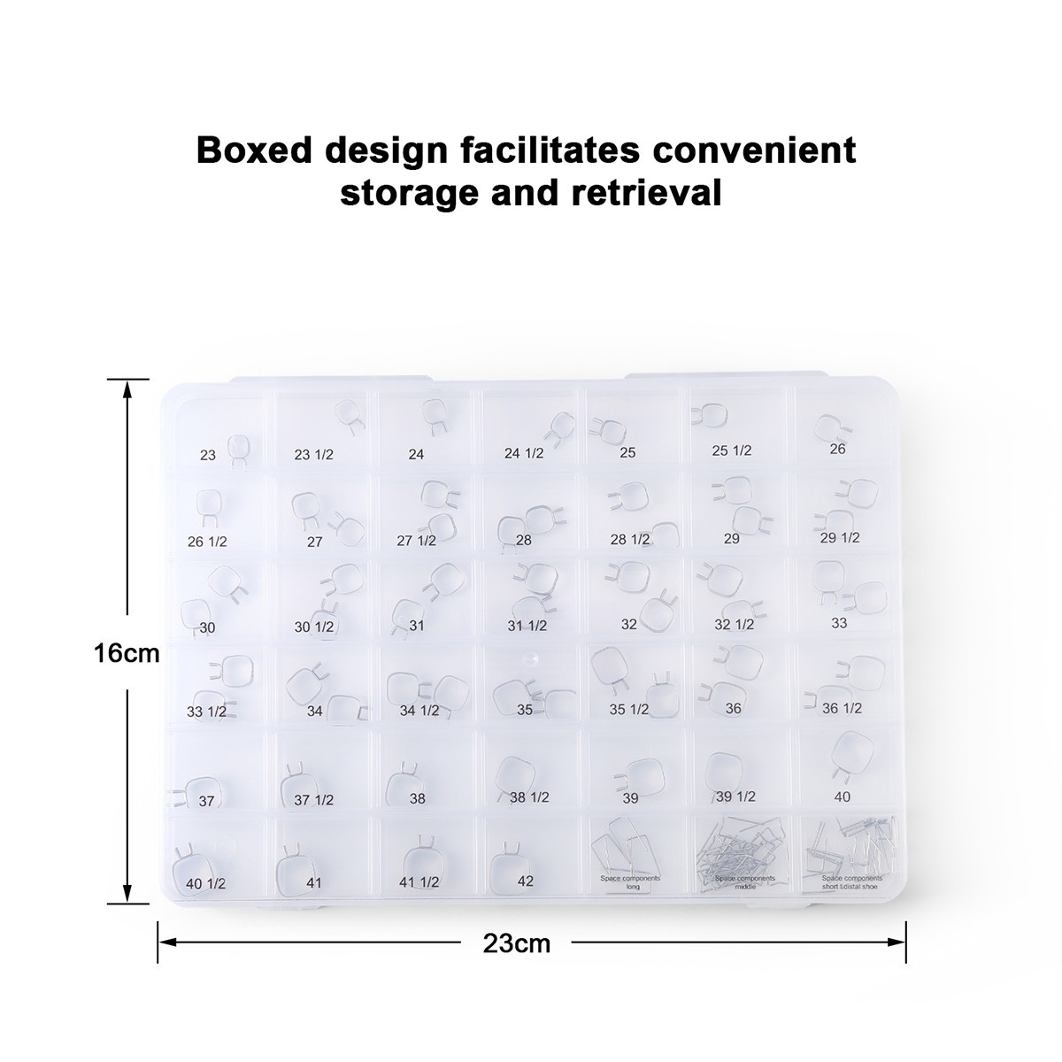 64pcs DENTAL Anterior Transparent Crowns № 1.910 CLEAR COLOUR Free Ship