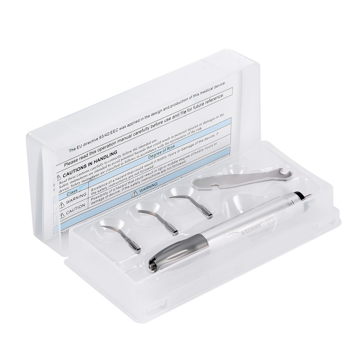 NSK Style Dental Ultrasonic Air Perio Scaler Handpiece 2 & 4-Holes 3 Tips