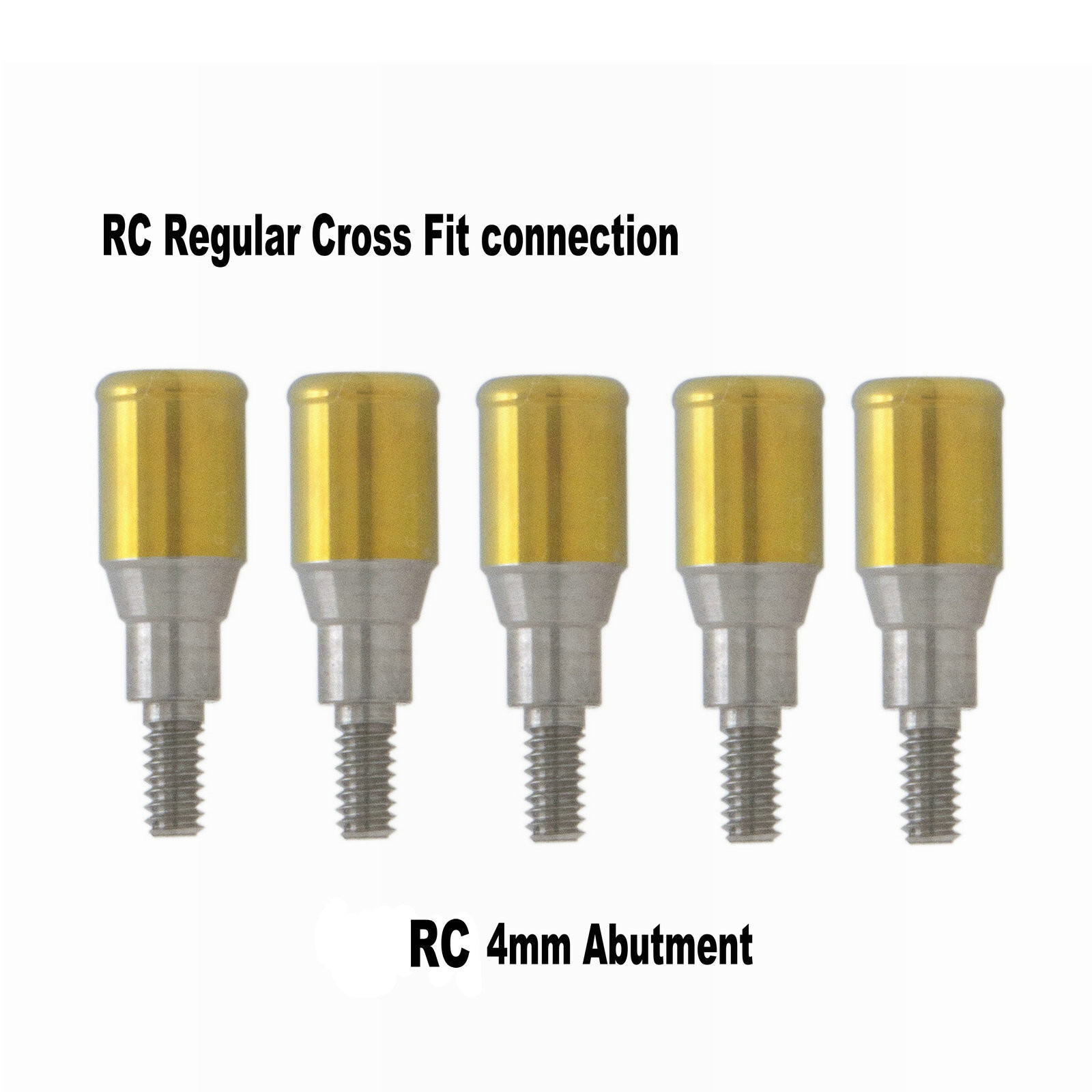Dental For ITI STRAUMANN Attachment Abutment Male Cap Tool NC/RC D3.7mm AH=3/4/5