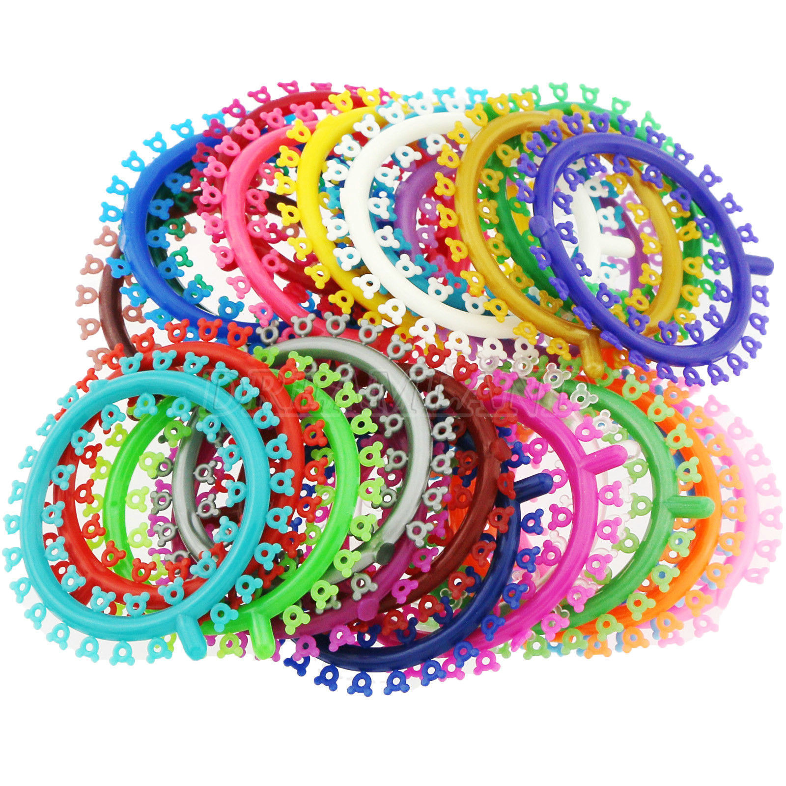 1000 Pcs New Orthodontic Elastic Rubber Multi-Colored Mickey Design Ligature Tie