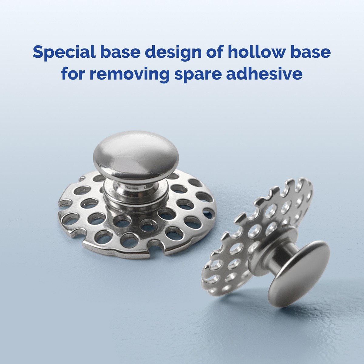 50PCS Dental Orthodontic Perforated Bondable Lingual Buttons With Hole Adhesive