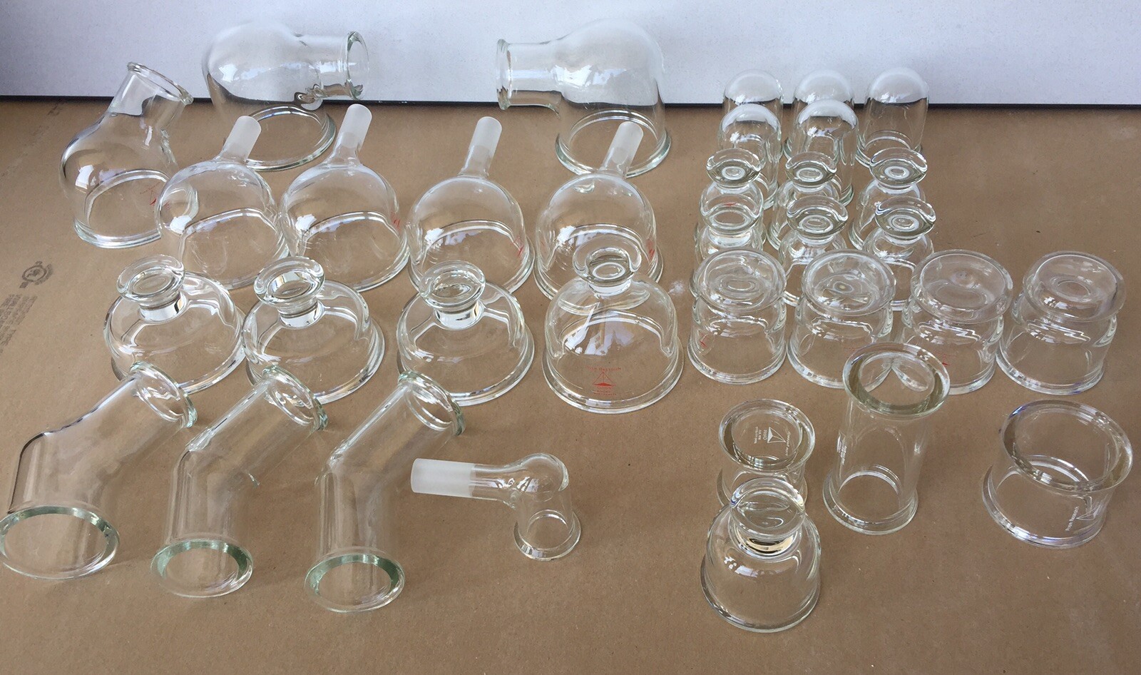 Prism Research Glass/Unknown Brand Lot of Glassware Assorted Sizes/Types