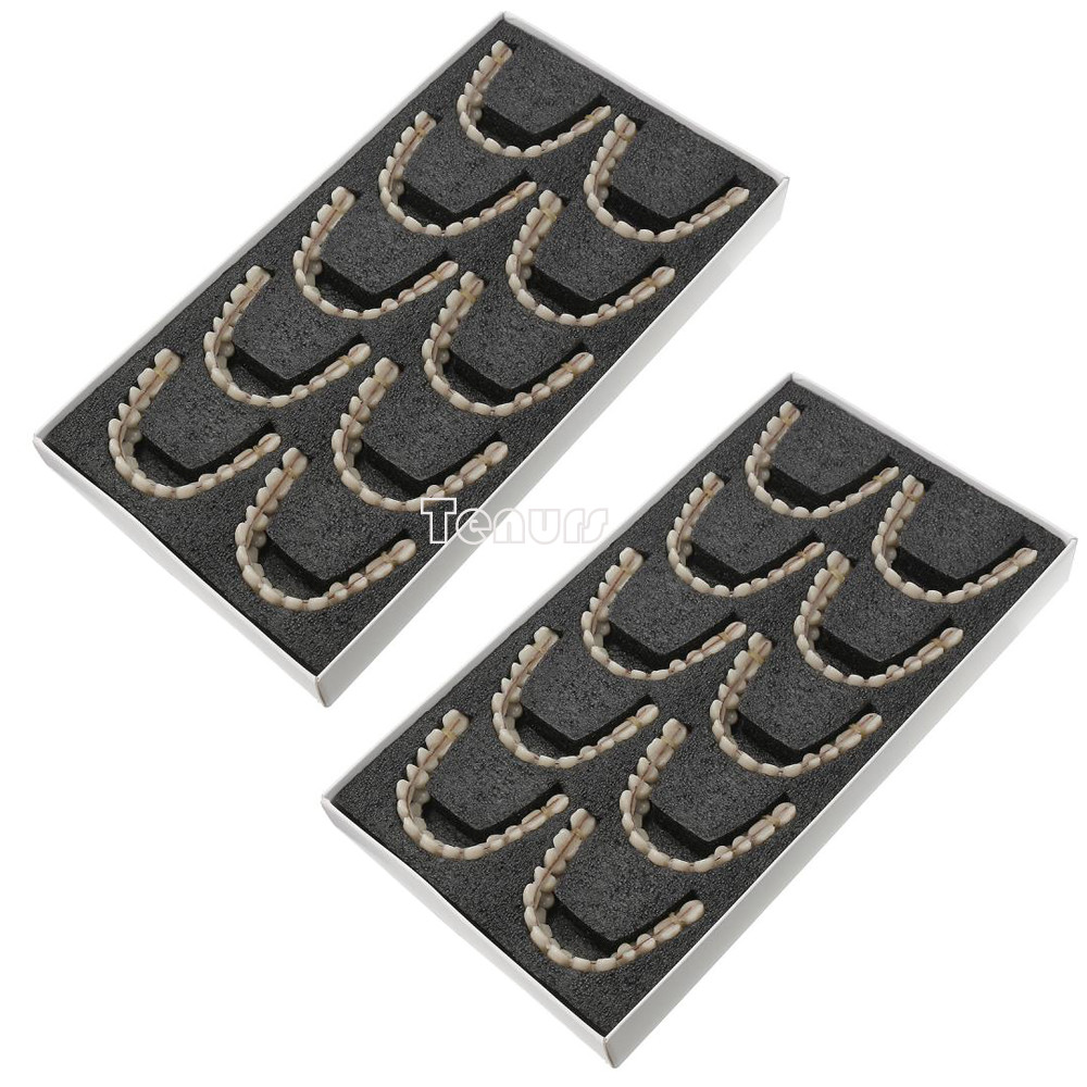 10sets Resin Teeth 23 #A2 Denture Manufactured Artificial Preformed Dentition
