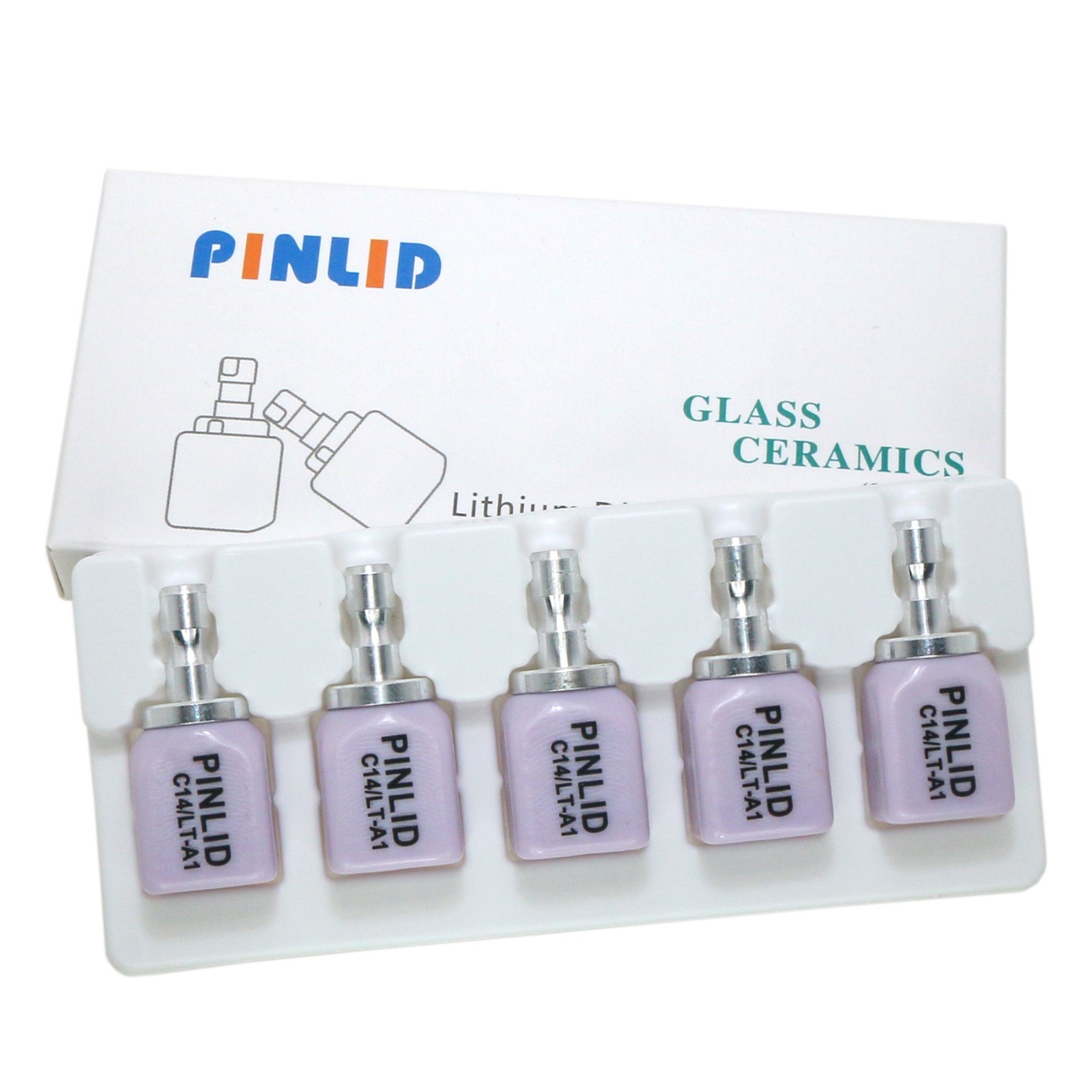 US C14 HT/LT Dental Emax Glass Ceramic Blocks Lithium Disilicate CAD/CAM CEREC