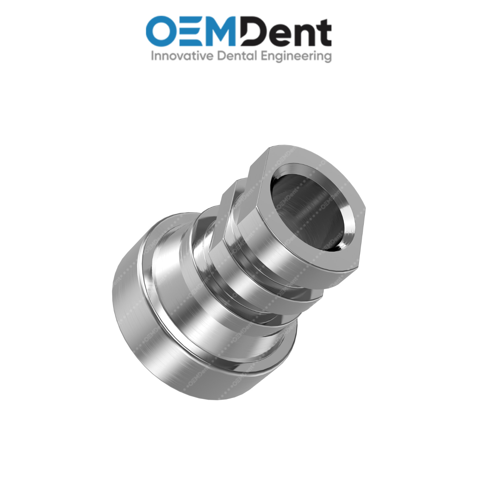 Dental Short Titanium Sleeve Compatible Multi Unit Abutment 1.4mm Int Hex