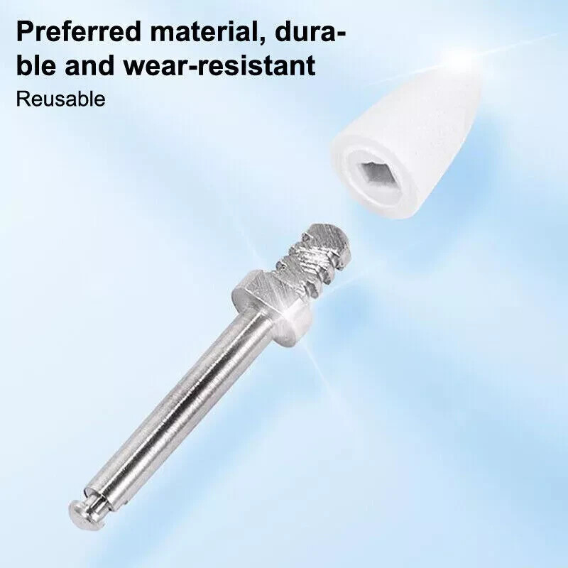 10/20Pcs Dental Mandrel Finishing Polishing CA Latch Contra Angle For One Gloss