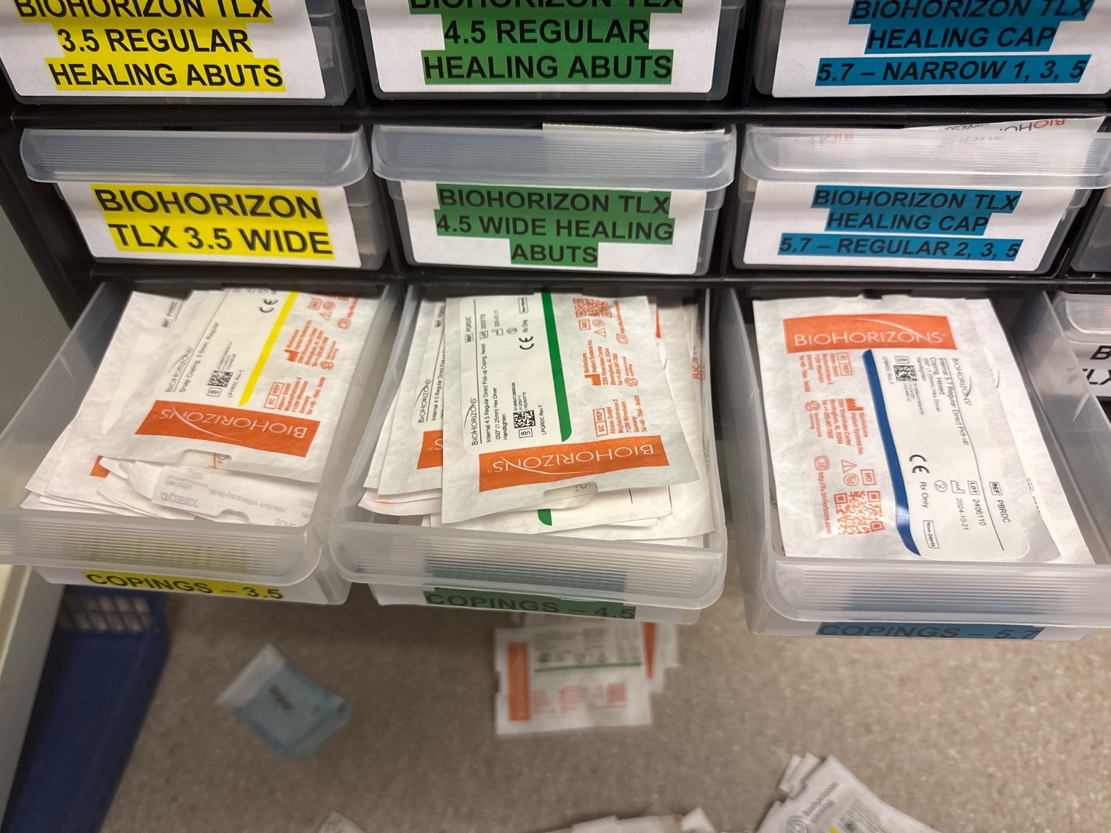 Biohorizons open tray impression copings (all sizes)