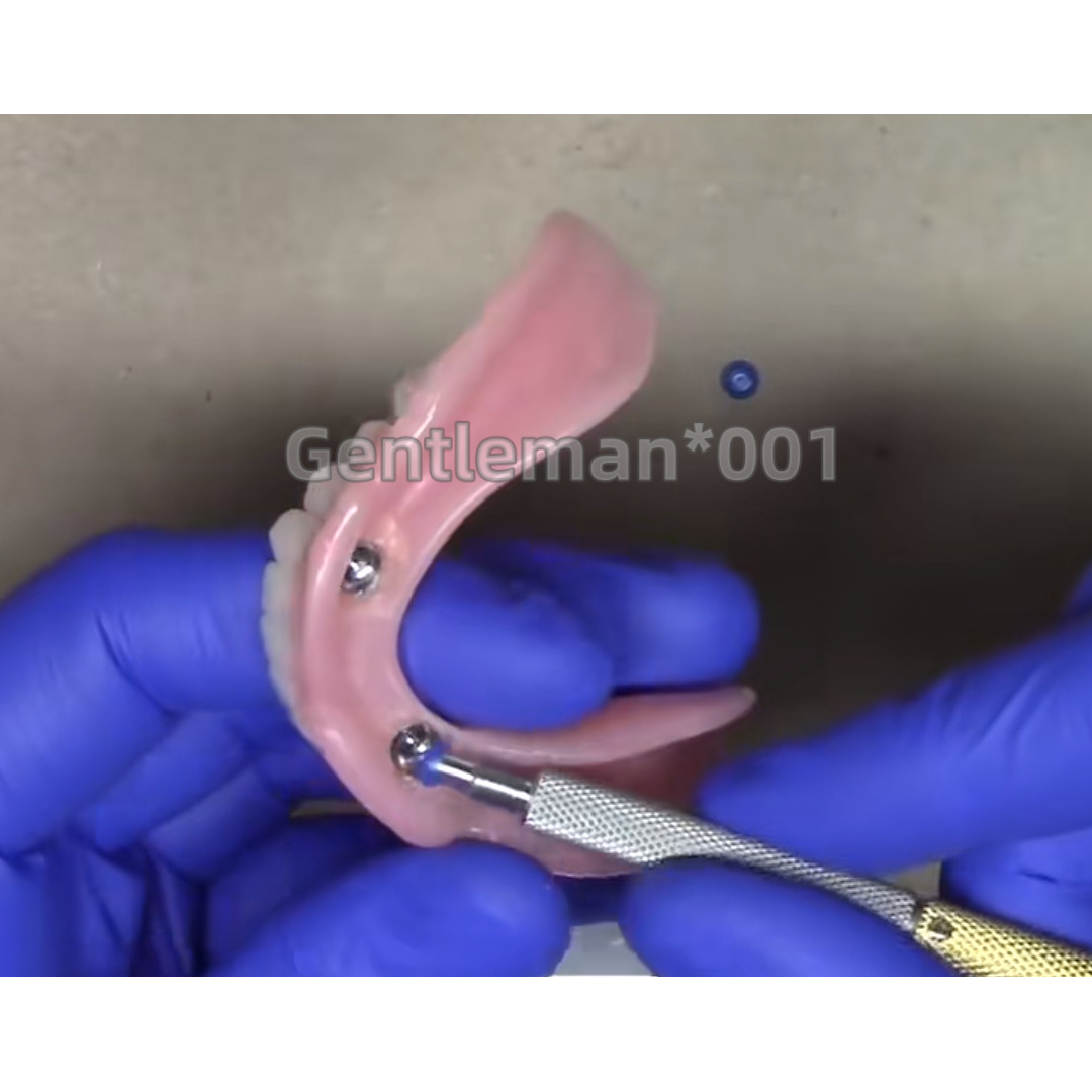 2Kits Dental Abutment Retentive Caps Inserts Locator Implan Metal Housing Cap