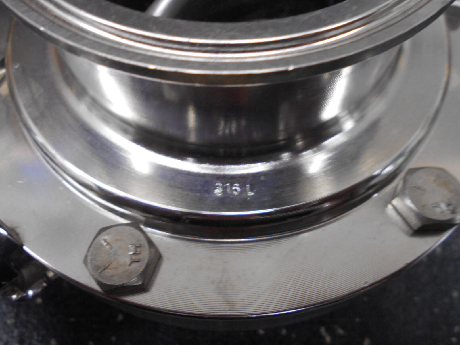 CHERRY BURRELL 3″ 316L SS HAND LEVER SANITARY BUTTERFLY VALVE