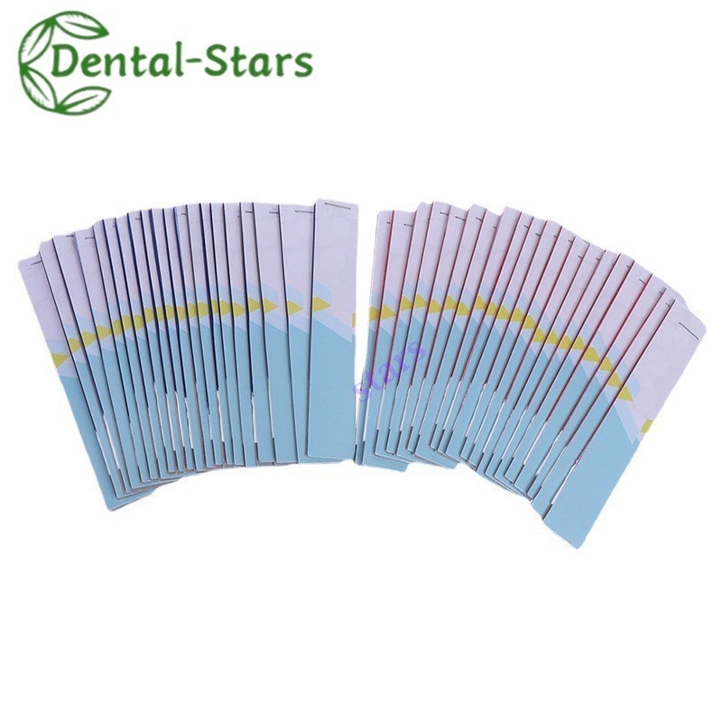 200 Sheets Dental Articulating Papers Double Sided Strips Teeth Care Red/Blue