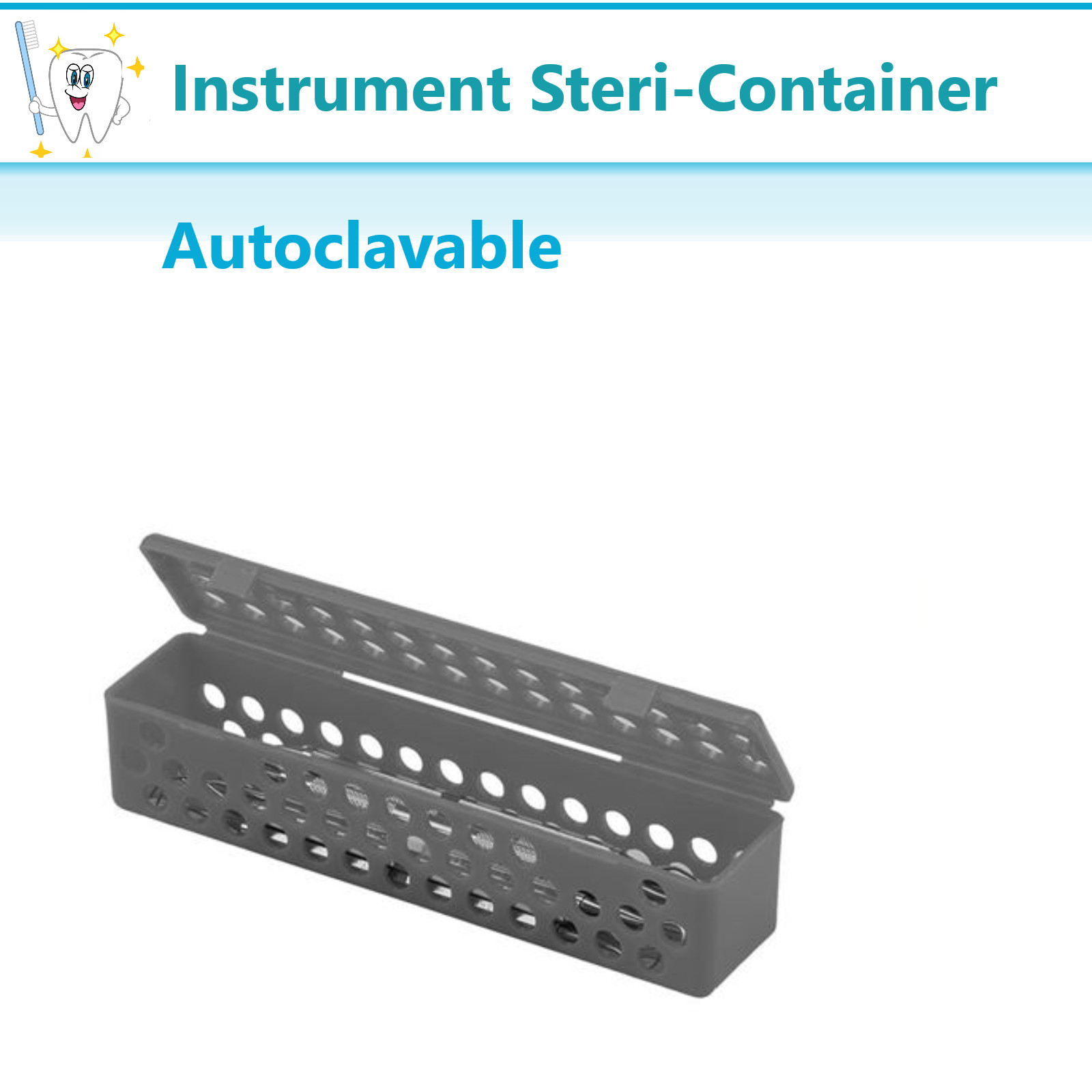 Dental Surgical Medical Instrument Sterilization Plastic Cassette Autoclavable