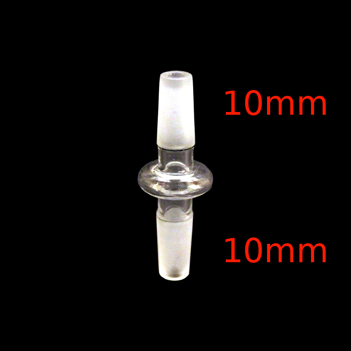 10mm Male to 10mm Male Glass Adapter
