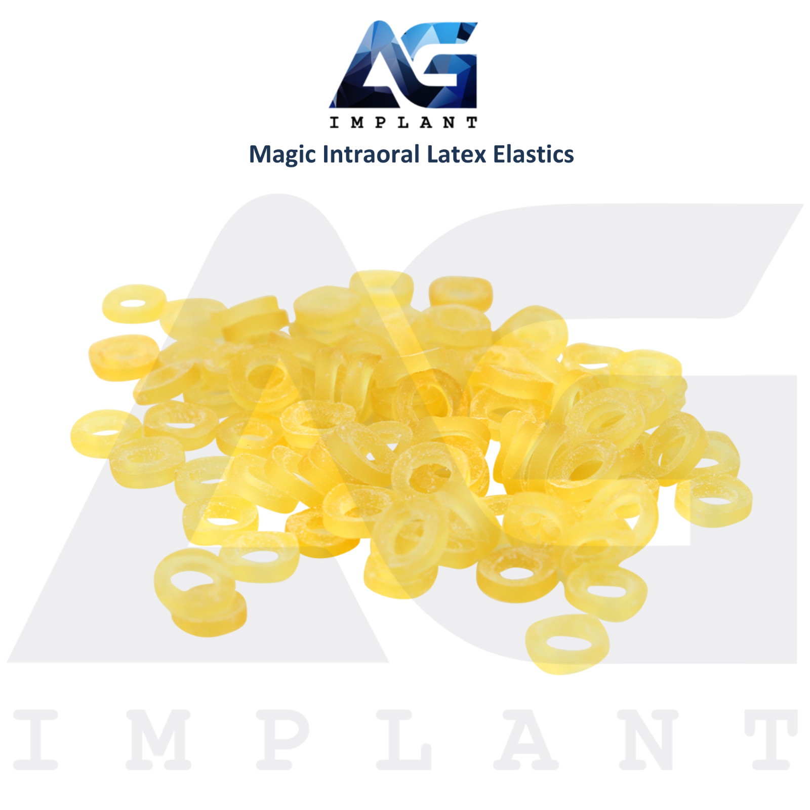 Dental Intraoral Latex Elastics Crystal Clear Move The Teeth Bite Alignment