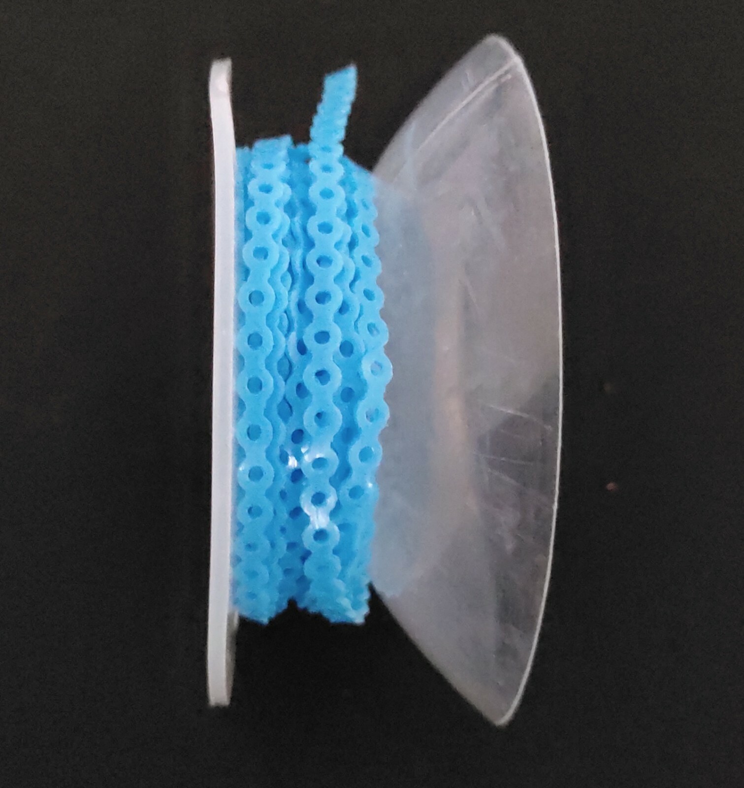 1 Pack Ligature Ties 1008Pcs &1 Pc Elastic Power Chain 15 Feet Short Light Blue