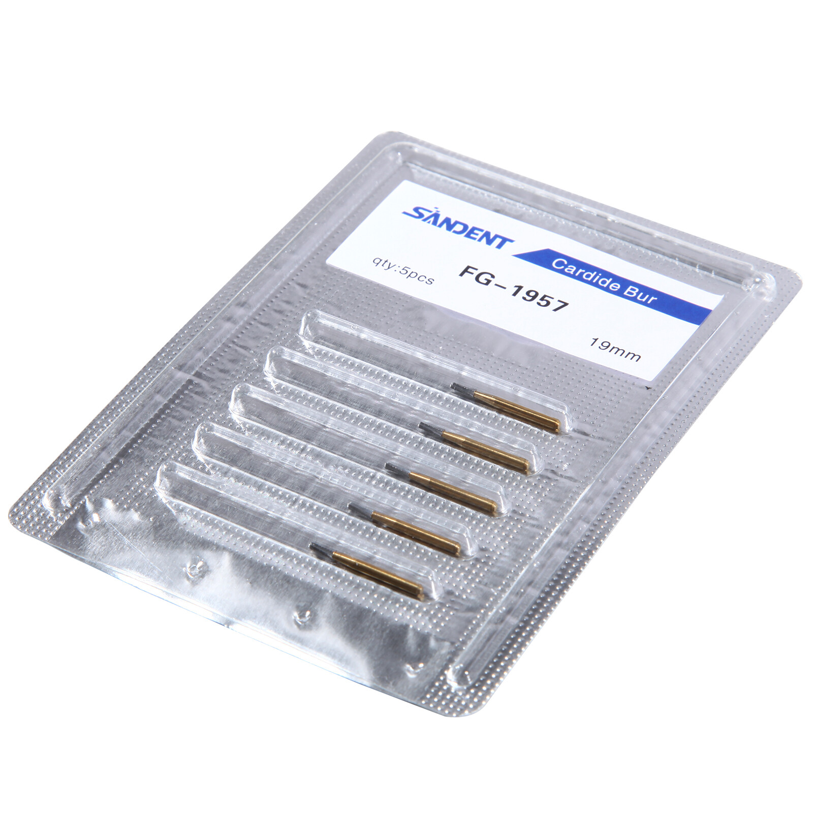 10*Dental Tungsten Steel Carbide Crown Metal Cutting Burs For High Speed FG-1957