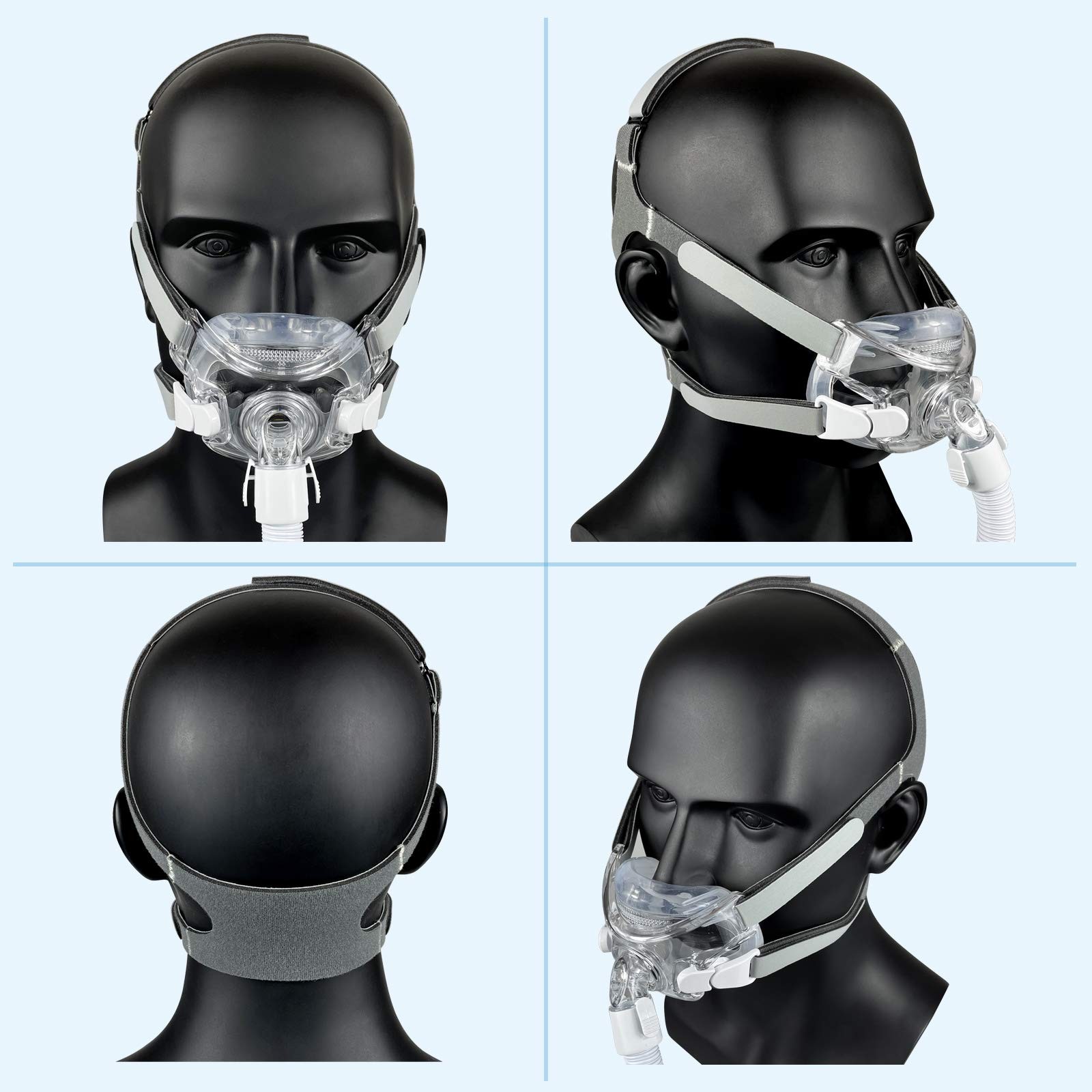 Amara View CPAP Mask Headgear Replacement Strap Soft and 1 Count (Pack of 1)