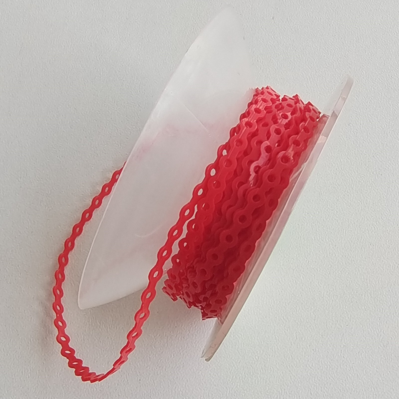 5Rcs Dental Orthodontic Elastolink Rubber Power Chain Red Long Short Continuous