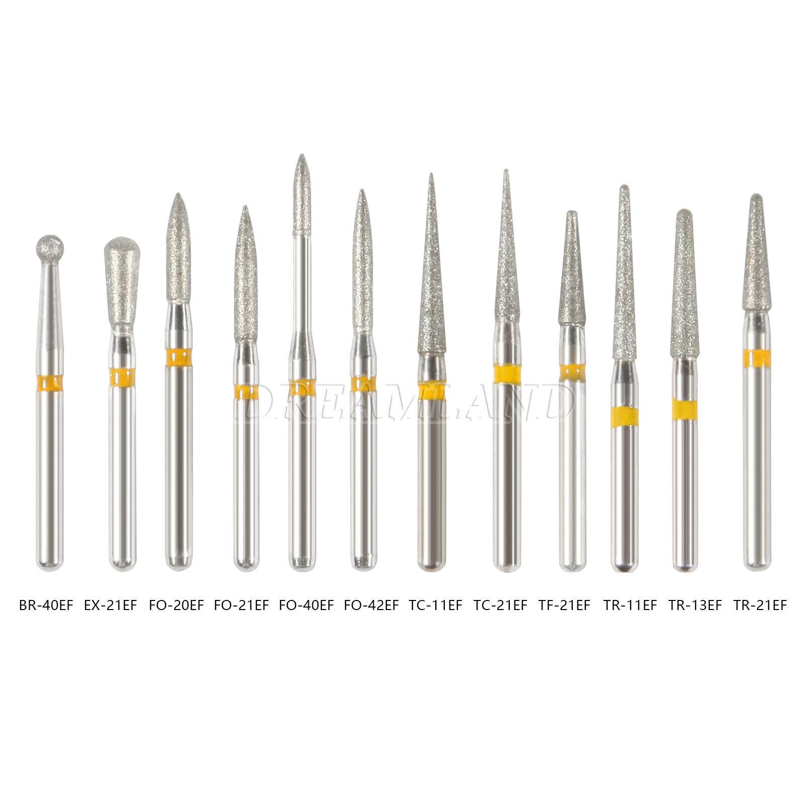 Burr Sale FG Diamond Burs for High Speed Handpiece Friction Grip 5pc/pack 50pc