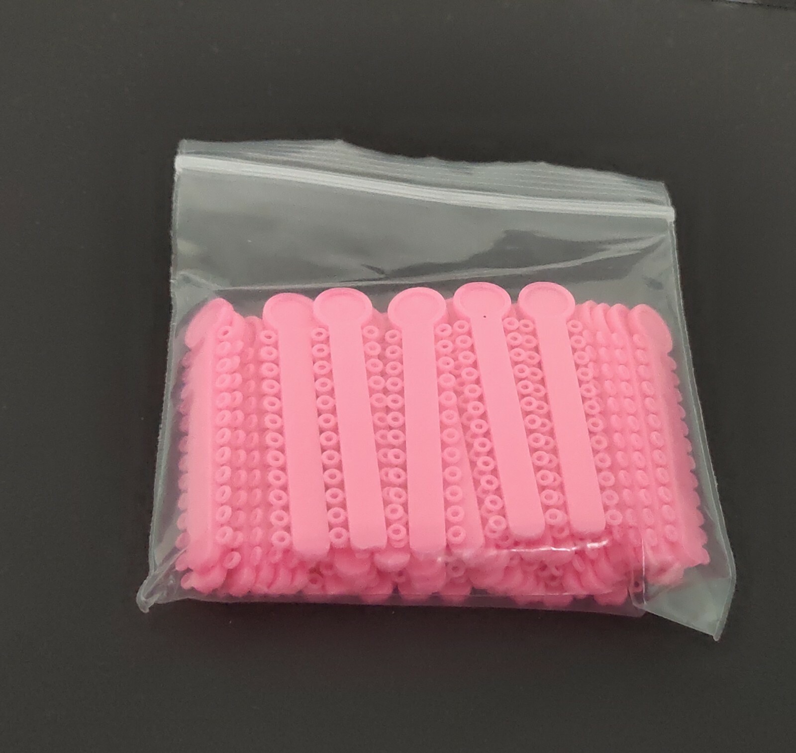 1 Pack 1008 pcs Pink Color Elastic Ligature Ties Rubber Bands 1008Pcs/Pack