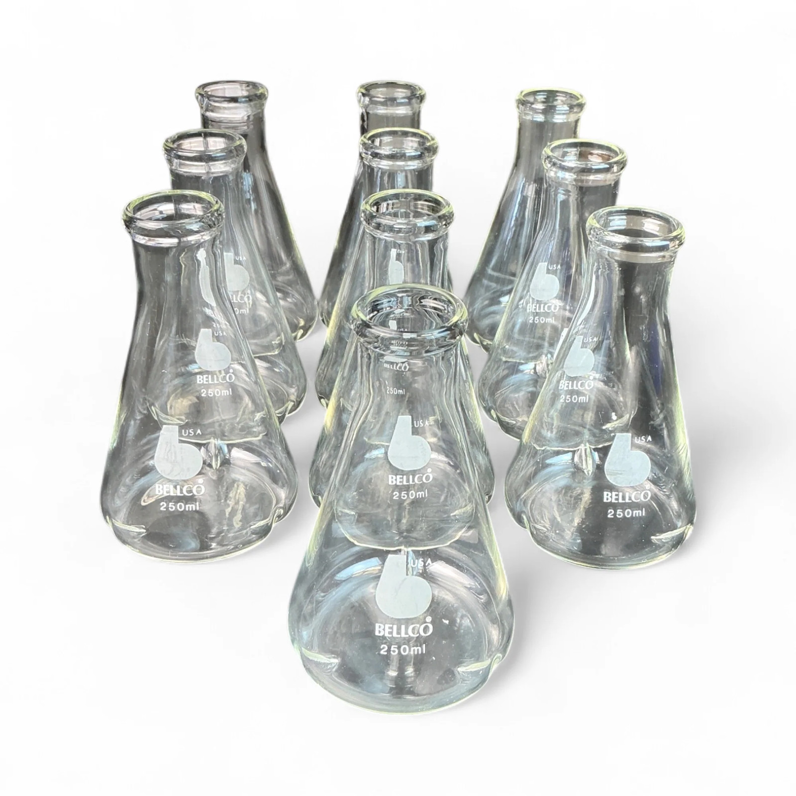 Bellco Erlenmeyer Flask 250ml Laboratory Flasks (Best Offer!)