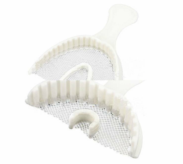 50 Pcs Dental Disposable Impression Bite Registration Tray- Posterior/Quadrant