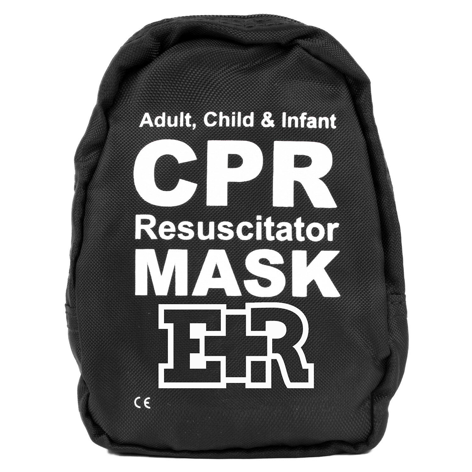 Ever Ready First Aid Adult and Infant CPR Mask Combo Kit – Tactical Black