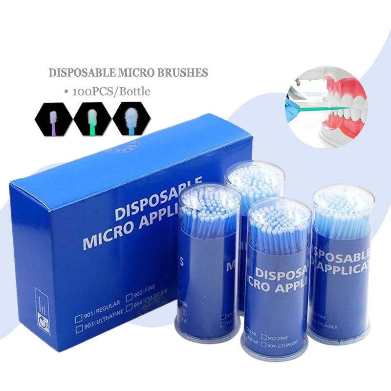 Colorful Dental Micro Brush Applicator Disposable Micro Brushes for Dental