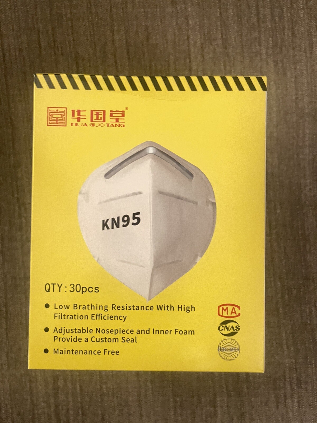 30 Pcs KN95 Protective Mask Disposable Respirator