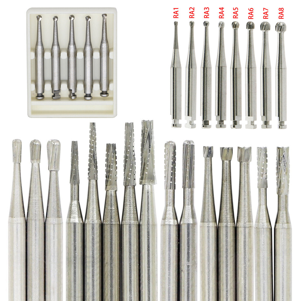 Dental Round Tungsten Carbide FG RA Bur For Surgical High Low Speed Handpiece