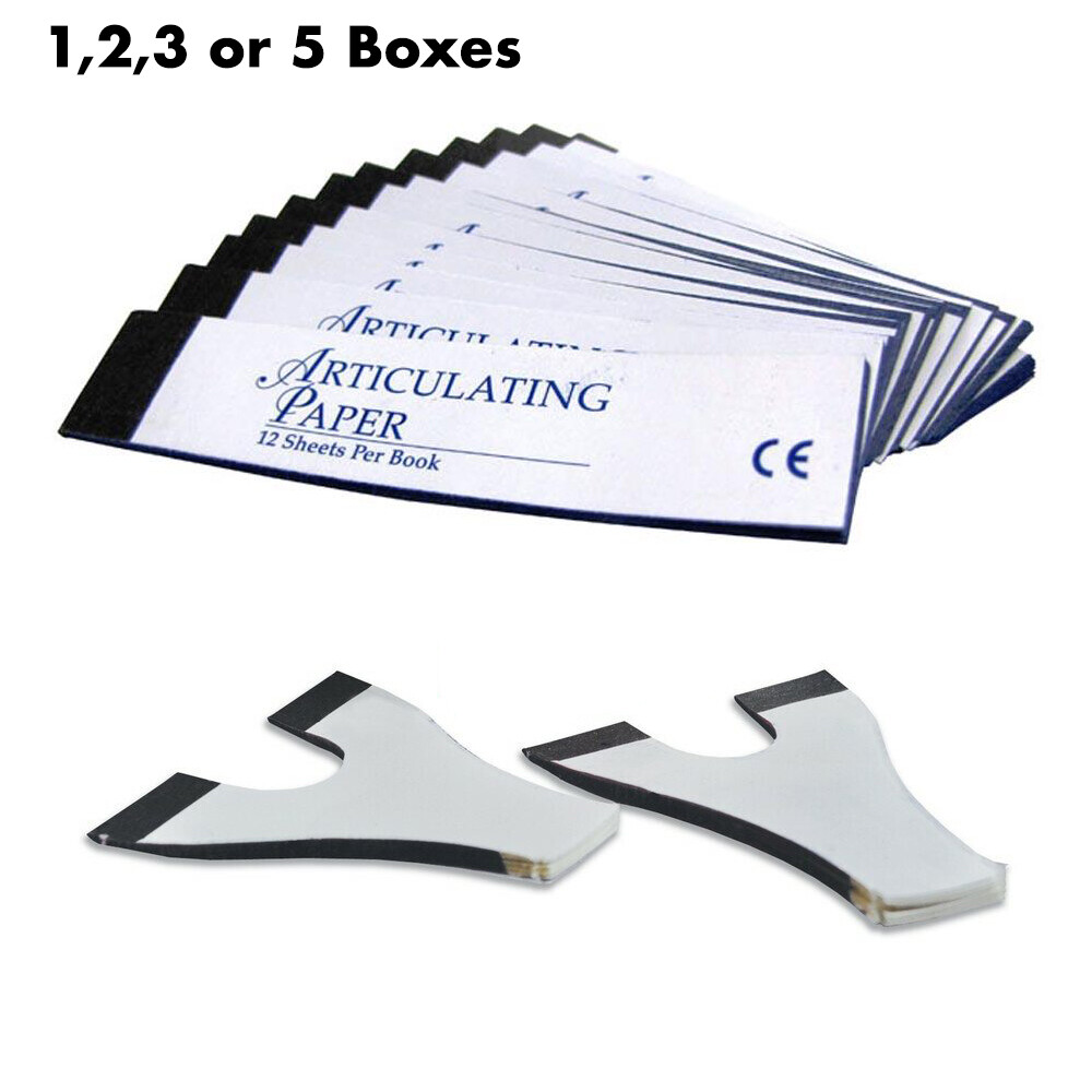 Dental Articulating Paper Multiple Quantities and Thickness – Made in USA