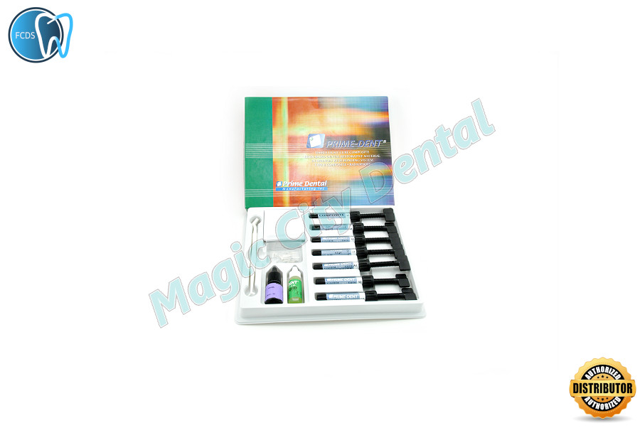 Prime Dent Visible Light Cure Hybrid Composite 7 Syr. Kit