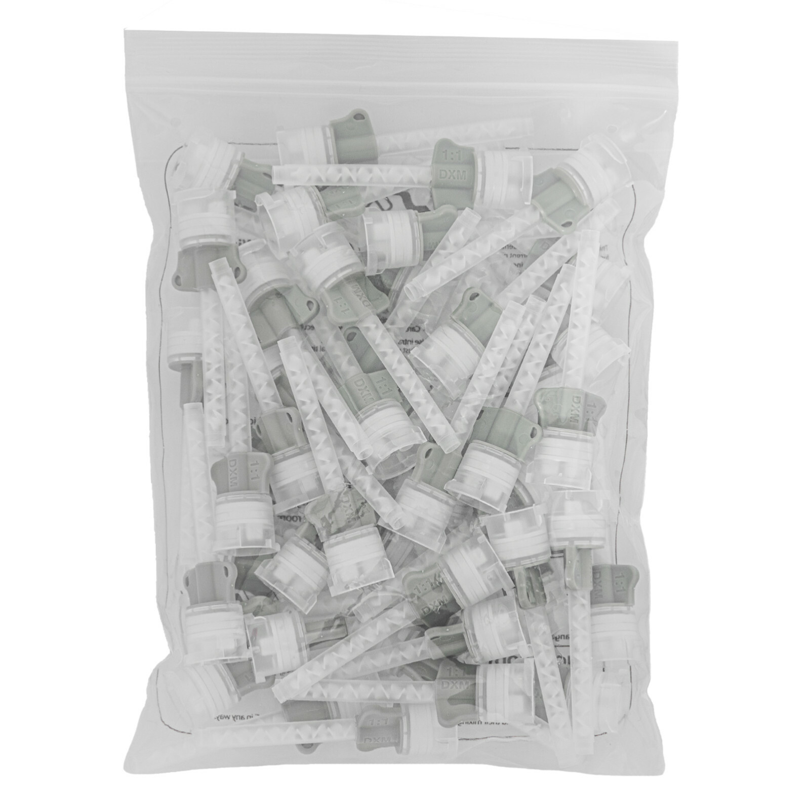 48Pcs DX-Mixer Dental GRAY HP Mixing Tips Impression Material 4.2mm Light Body