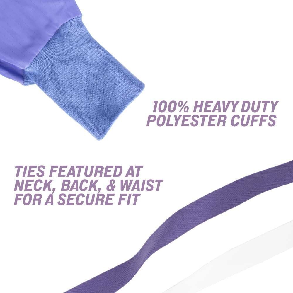 SafeCare® Fabric Reusable Critical Coverage Gown, Medium, w/Ties, Each