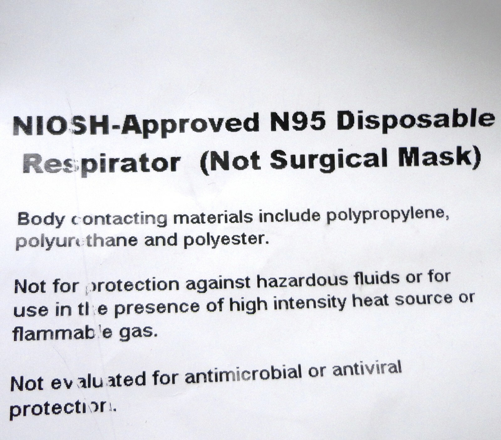 20 Pack Honeywell DC300N95 Respirator Particulate Masks N95 NIOSH Approved
